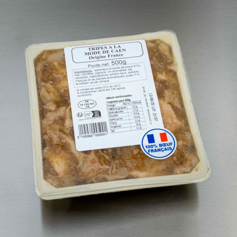 Tripes à la mode de Caen 500 g | Calidel Pro Tripes à la mode de Caen 500 g | Calidel Pro