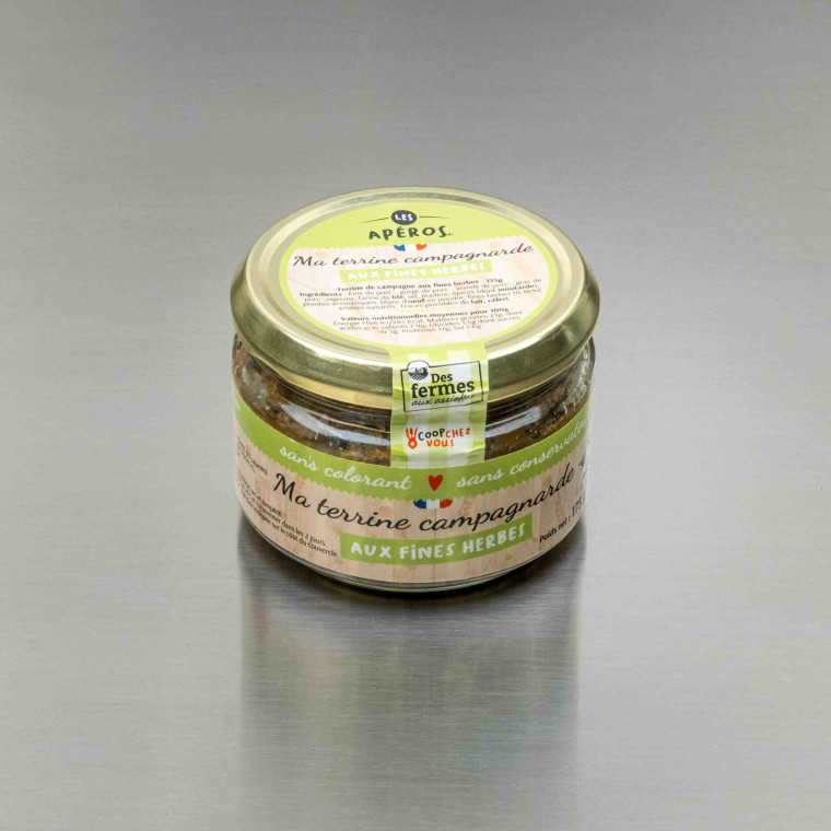 Terrine de campagne aux fines herbes 175 g | Calidel Pro
