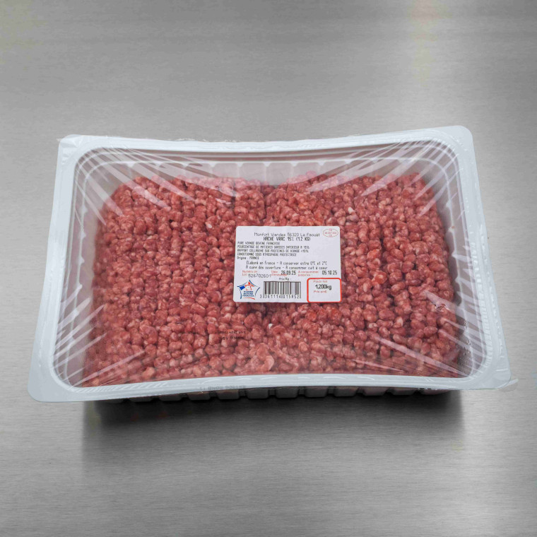 Hach&eacute; de b&oelig;uf vrac 15| MG 1kg200 | Calidel Pro