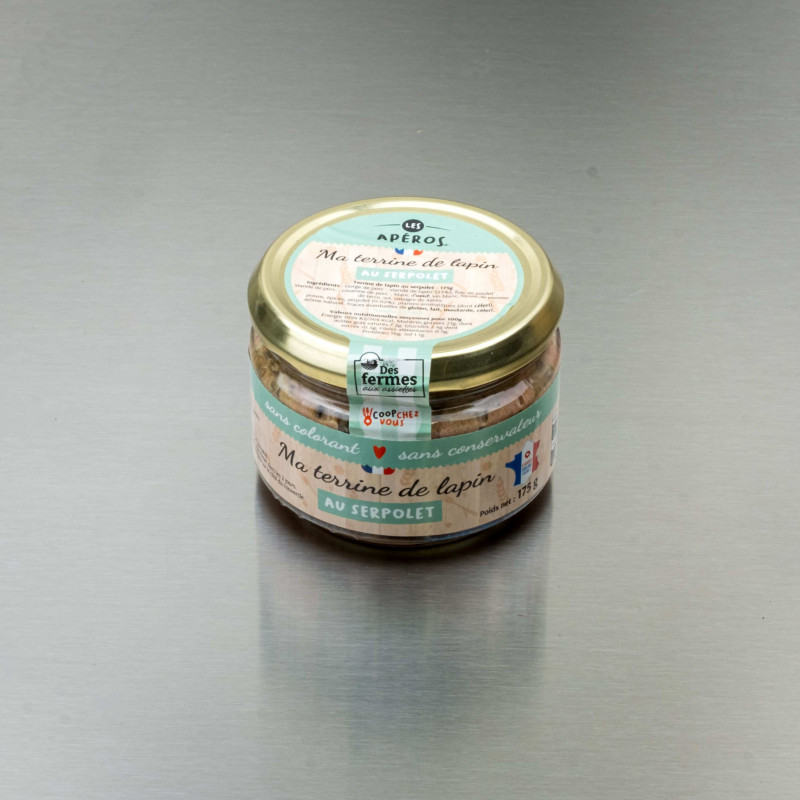 Terrine de lapin au serpolet 175 g | Calidel Pro Terrine de lapin au serpolet 175 g | Calidel Pro