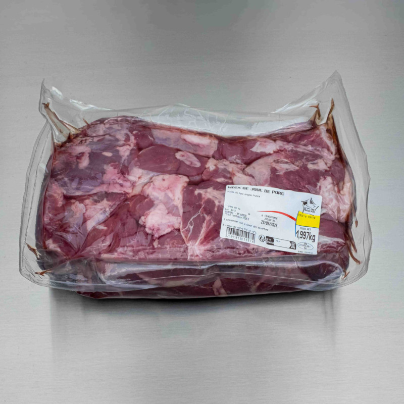 Noix de joue de porc 2kg100 env. | Calidel Pro
