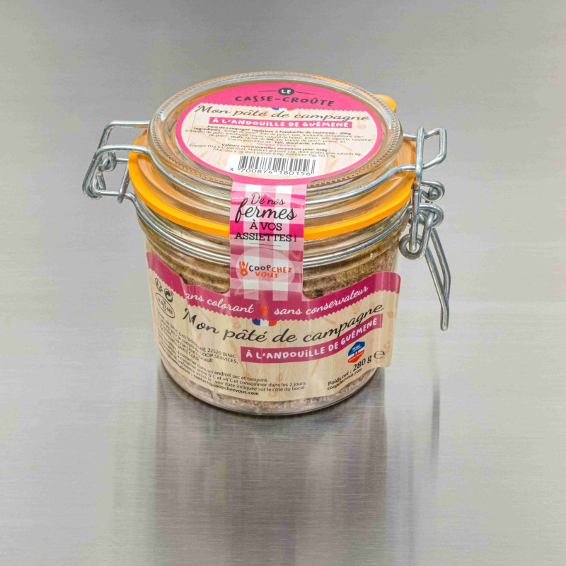 Terrine de campagne à l'andouille de Guémené 280 g | Calidel Pro Terrine de campagne à l'andouille de Guémené 280 g | Calidel Pro