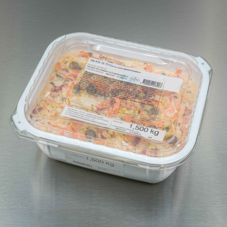Salade de gambas aux mandarines 1kg500 | Calidel Pro