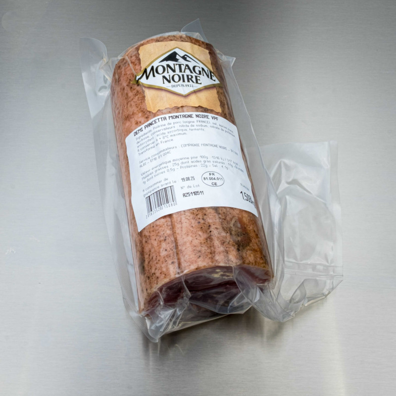 Demi pancetta au sel sec 1kg600 env. | Calidel Pro Demi pancetta au sel sec 1kg600 env. | Calidel Pro