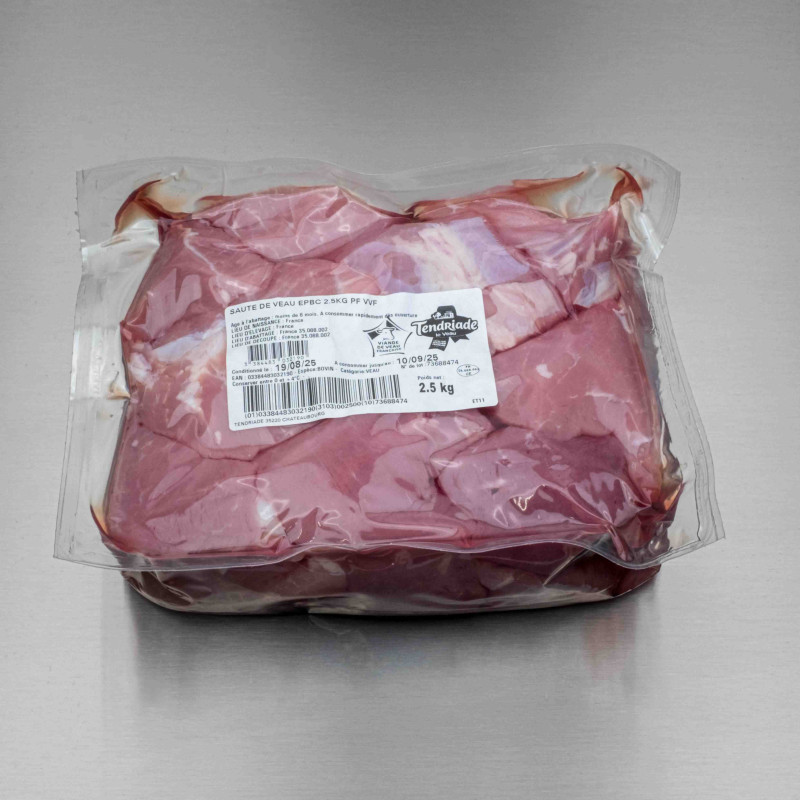 Sauté de veau 2kg500 env. | Calidel Pro Sauté de veau 2kg500 env. | Calidel Pro