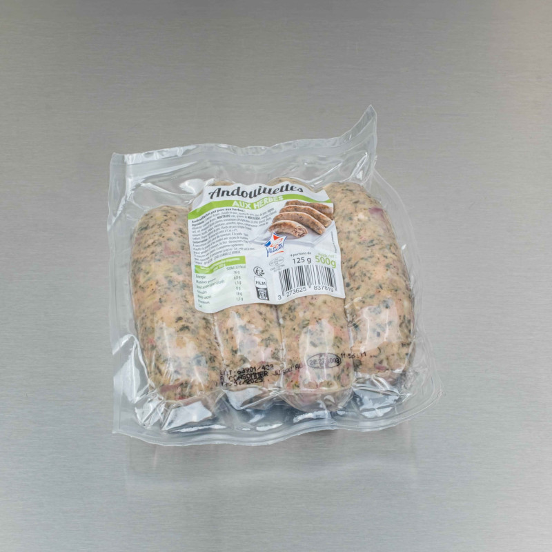 Andouillette pur porc aux herbes 500 g (4 andouillettes de 125 g) | Calidel Pro Andouillette pur porc aux herbes 500 g (4 andouillettes de 125 g) | Calidel Pro