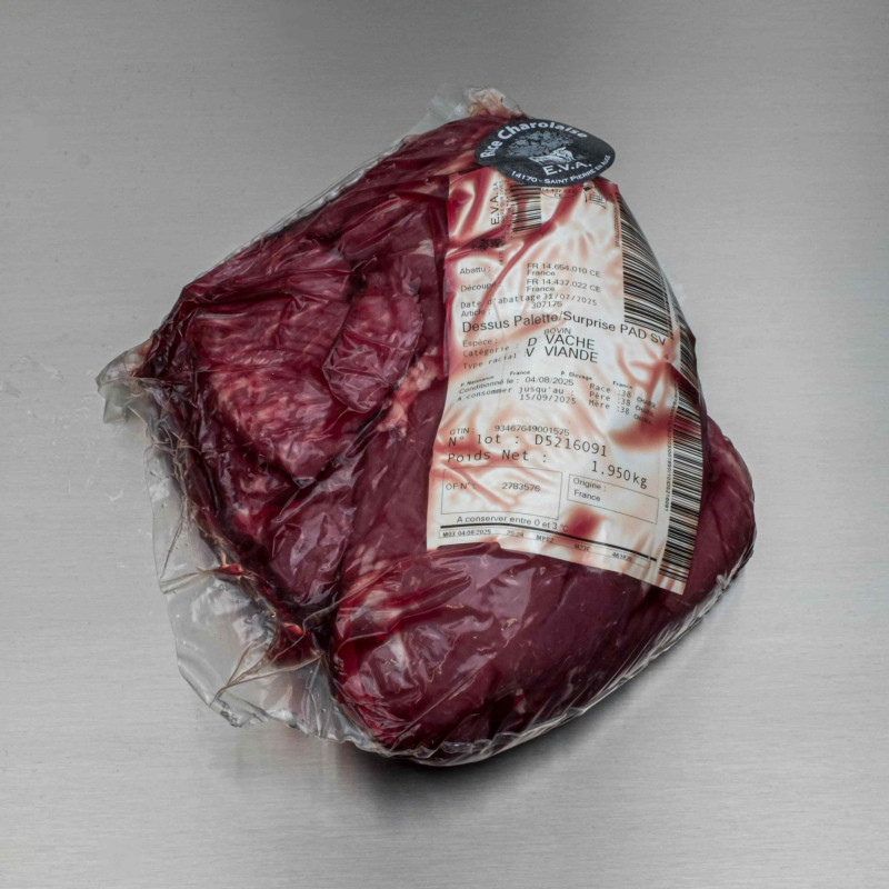 Dessus de palette de b&oelig;uf 2 kg env. | Calidel Pro