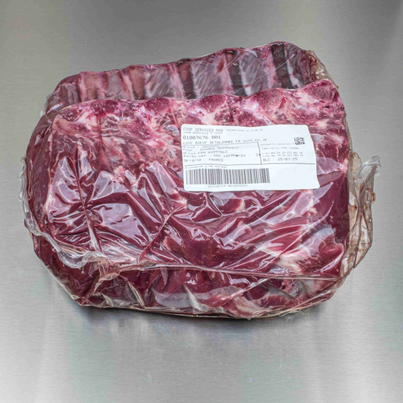 C&ocirc;te de boeuf d&eacute;talonn&eacute; jeune bovin 7kg400 env. | Calidel Pro