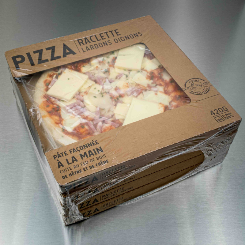 Pizza raclette lardons oignons 420 g | Calidel Pro Pizza raclette lardons oignons 420 g | Calidel Pro
