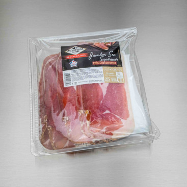 Jambon sec supérieur tranché 500 g (25 tranches de 20 g)