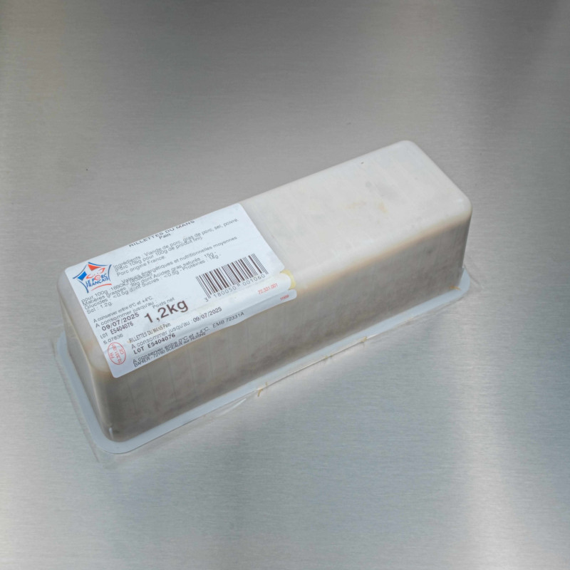 Rillettes du Mans en pain 1kg200 | Calidel Pro Rillettes du Mans en pain 1kg200 | Calidel Pro