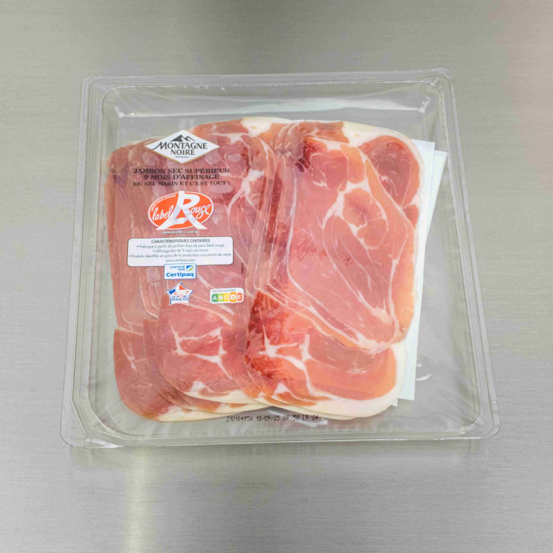 Jambon sec supérieur 9 mois 100 g (6 tranches de 10 g) | Calidel Pro Jambon sec supérieur 9 mois 100 g (6 tranches de 10 g) | Calidel Pro