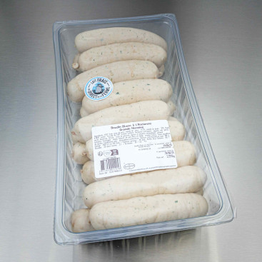 Boudin blanc "Grande Hermine" &agrave; l\'ancienne 2kg400 env. (18 boudins)