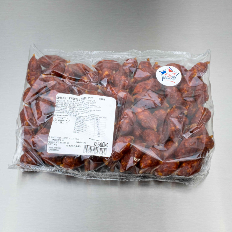 Grignotons chorizo 500 g | Calidel Pro Grignotons chorizo 500 g | Calidel Pro