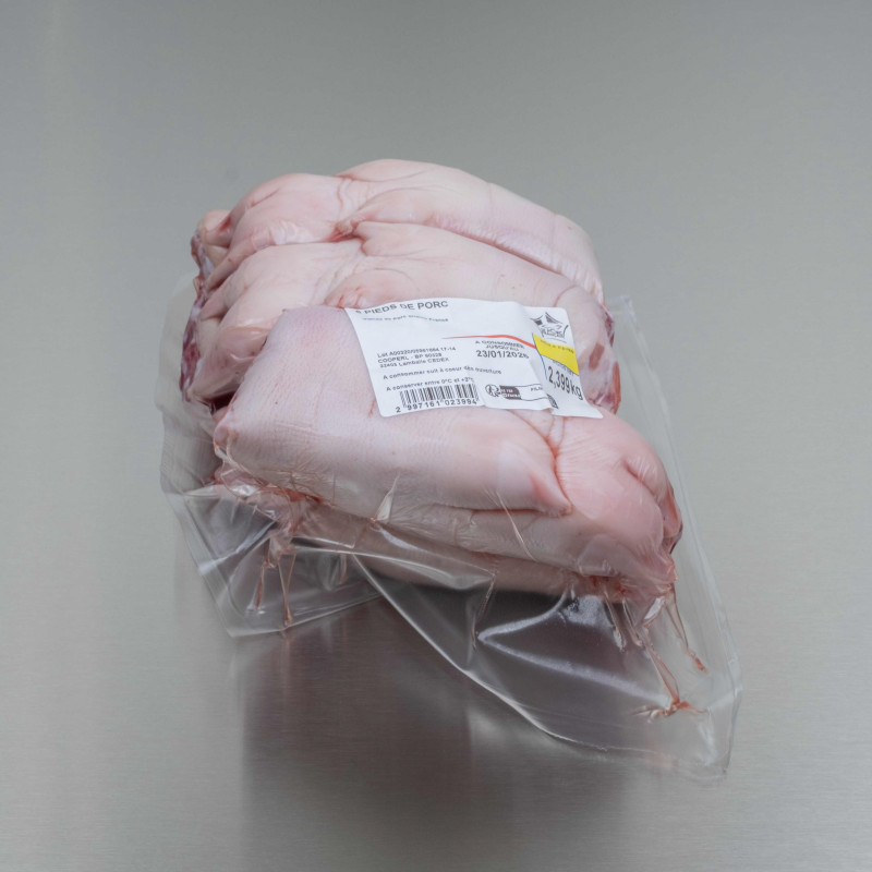 Pieds de porc 2kg600 env. (6 pieds de 430 g) | Calidel Pro