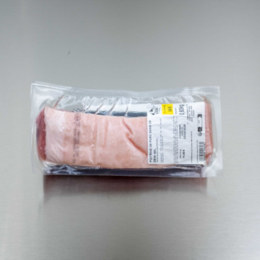 Poitrine de porc demi-sel cru 750 g env.