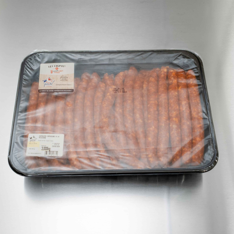 Chipolatas &agrave; la mexicaine 3 kg | Calidel Pro